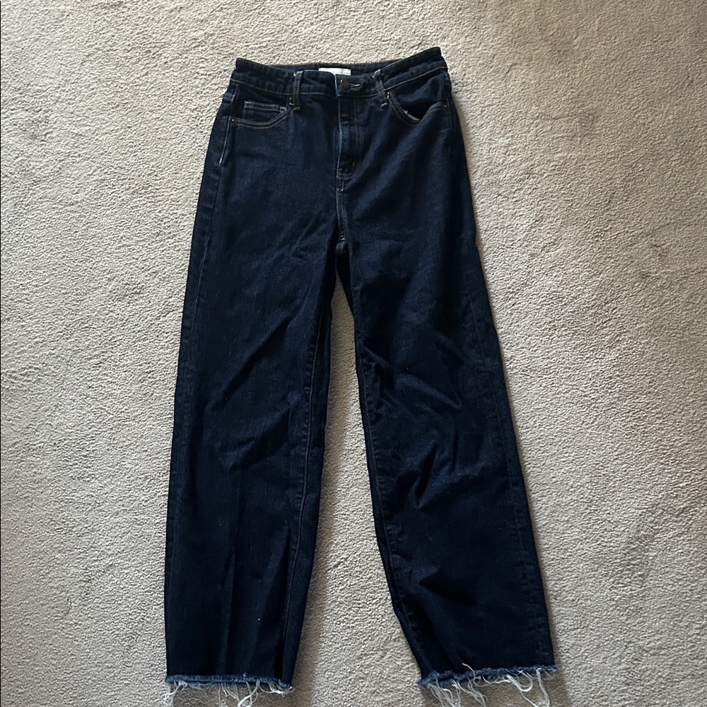 Oliver Logan Dark Wash Wide Leg Jean